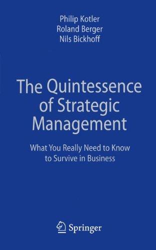 The quintessence of strategic management : what you really need to know to survive in business