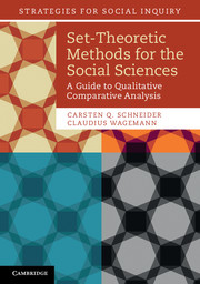 Set-theoretic methods for the social sciences : a guide to qualitative comparative analysis