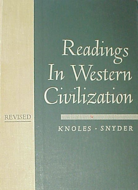 Readings in Western civilization