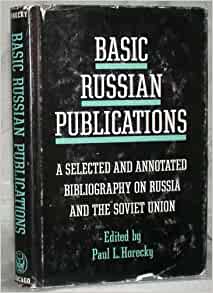 Basic Russian Publications