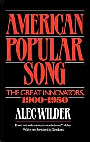 American popular song; the great innovators, 1900-1950