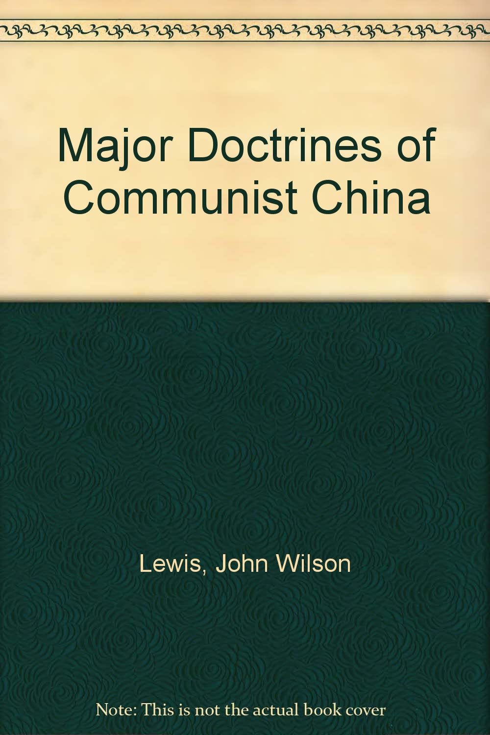 Major doctrines of communist China 