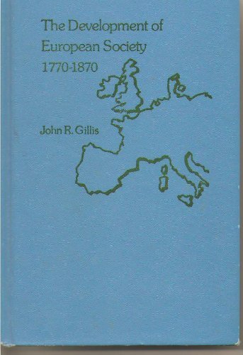 The development of European society, 1770-1870