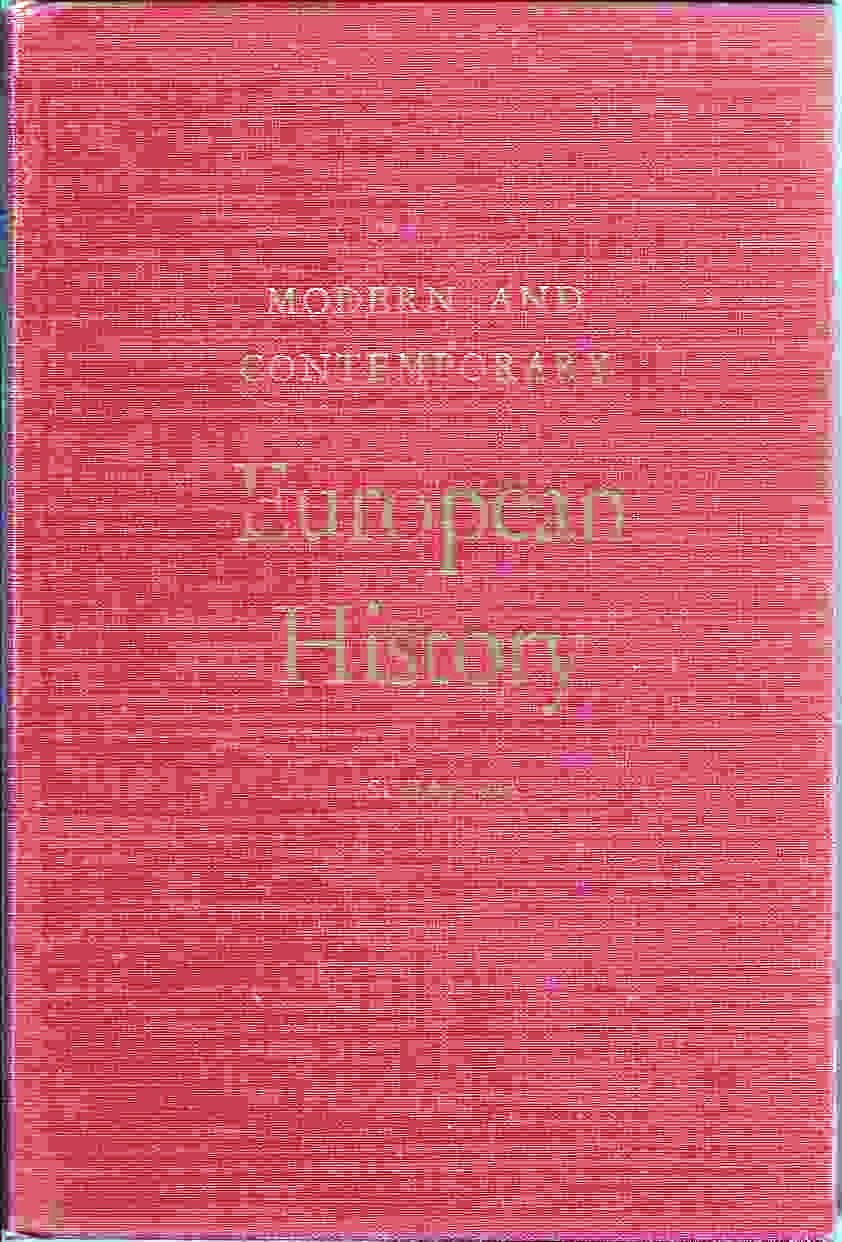 Modern and contemporary European history (1815-1952)