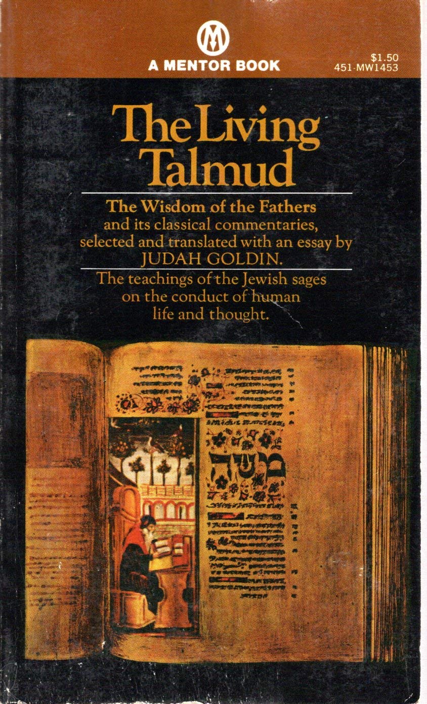 The Living Talmud The Wisdom of the Fathers