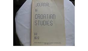 Journal of Croatian Studies III-IV 1962-63