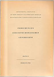 Forschungen zur osteuropäischen Geschichte