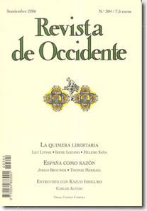 Revista de  Occidente. Septiembre 2006. N. 304