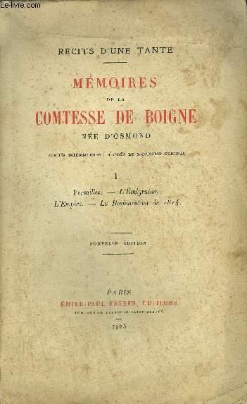 Mémoires de la Comtesse de Boigne, née d