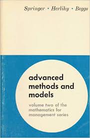 Advanced methods and models