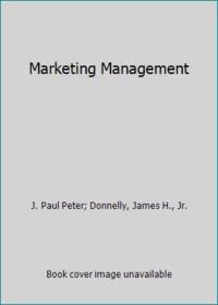 Marketing management knowledge and skills: text, analysis, cases, plans