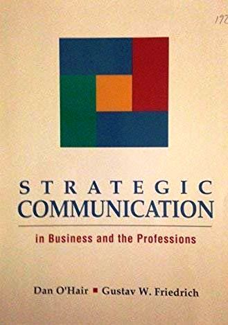 Strategic communication in business and the professions