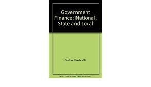 Government finance : national, state and local