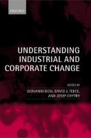 Understanding industrial and corporate change