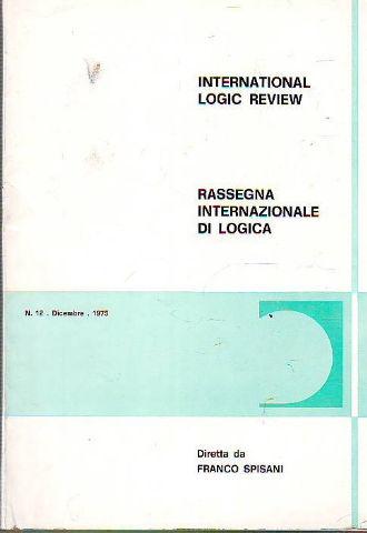 International Logic Review. N.12- Dicembre 1975