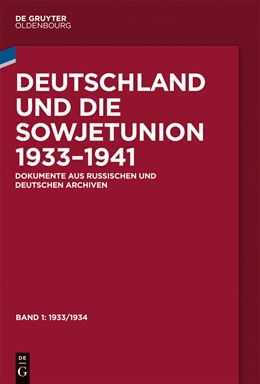 Teilband 1: Januar 1933 - Oktober 1933