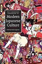 The Cambridge companion to modern Japanese culture